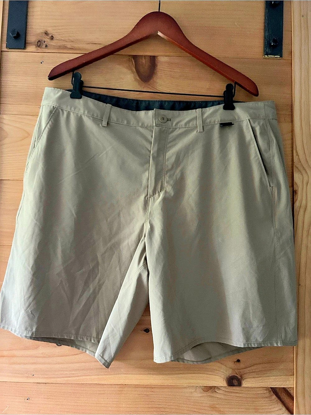 Patagonia Hydropeak Boardshorts Hybrid Shorts Khaki Waist 38